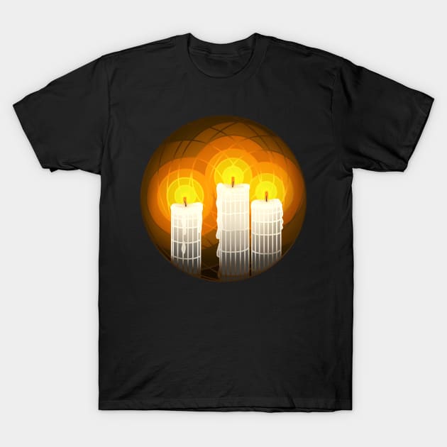 By Candlelight T-Shirt by MysticCollage